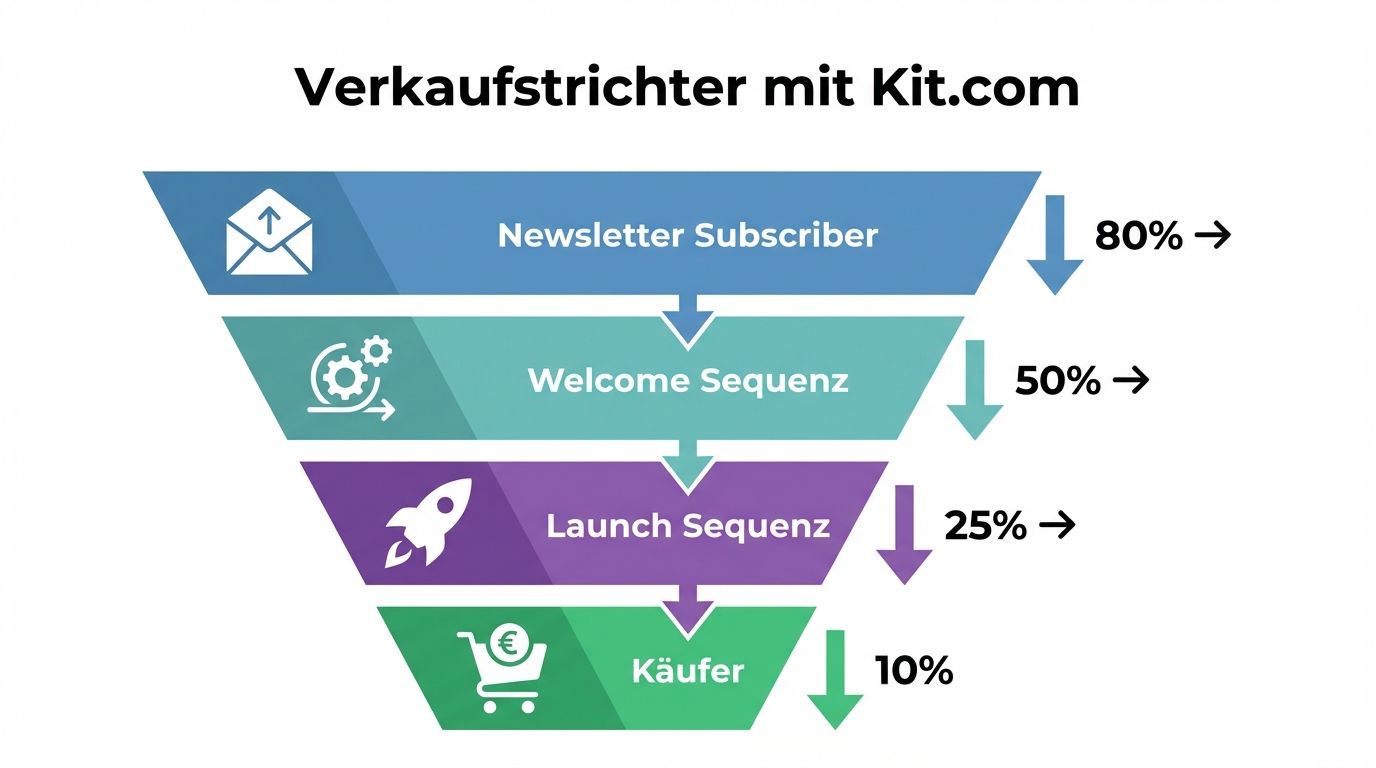 Verkaufstrichter mit Kit.com — Vom Subscriber zum Käufer