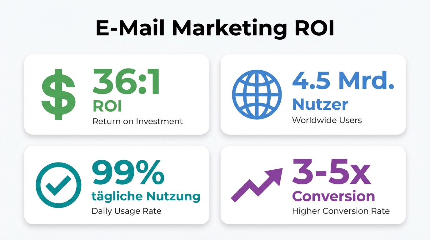 E-Mail Marketing ROI — 36:1 Return on Investment