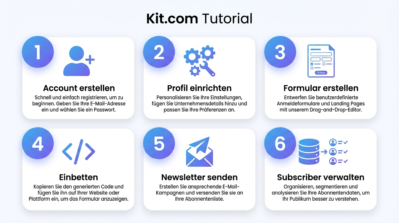 Kit.com Tutorial — 6 Schritte Anleitung